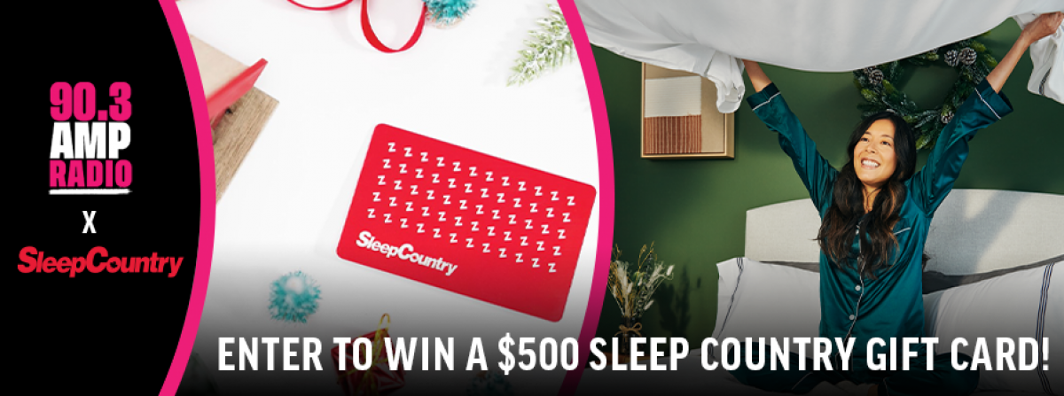 Enter to Win a $500 Sleep Country Gift Card!