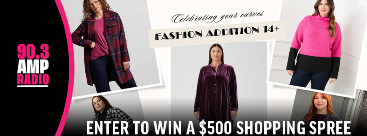 Enter to win a $500 Shopping Spree at Fashion Addition 14+!